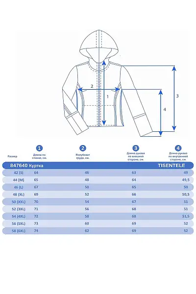 Куртка Tisentele Малиновый, 847640