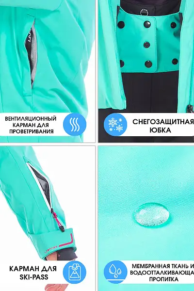 Куртка Lafor Мятный, 767054