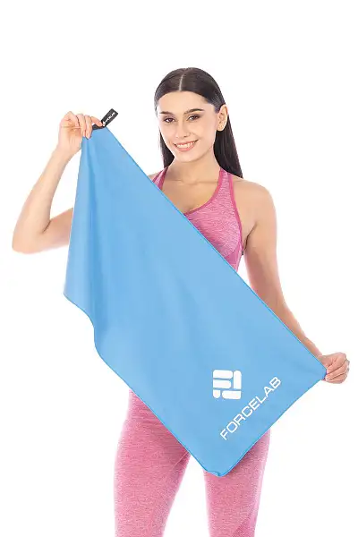 Полотенце Forcelab Голубой 40х80, 7066136