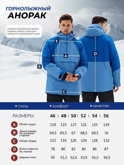 Анорак Lafor Голубой, 7670182