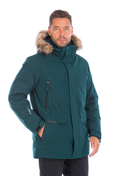 Мужская зимняя Парка Lafor Хаки, 767056