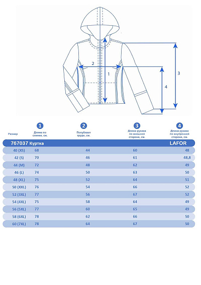 Куртка Lafor Белый, 767037