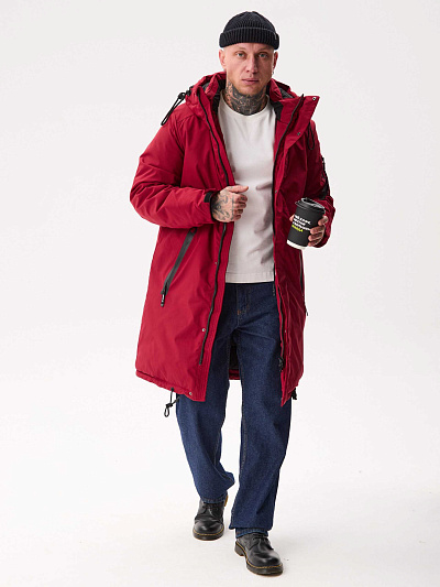 Парка Forcelab Бордовый, 7066225