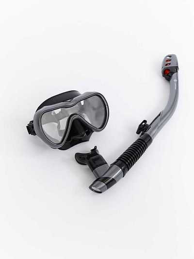 Комплект Маска и Трубка Lafor Серый, 7670197