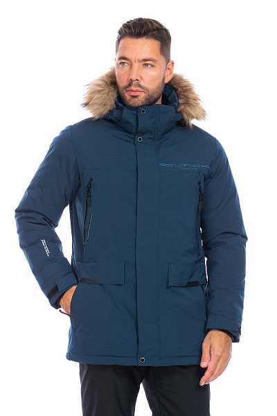 Мужская зимняя Парка Lafor Серо-синий, 767056