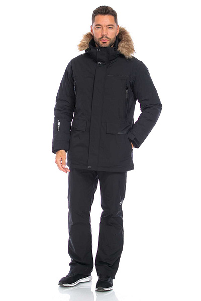 Мужская зимняя Парка Lafor Черный, 767056