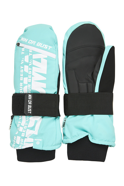 Варежки WHS Мятный, 8783529