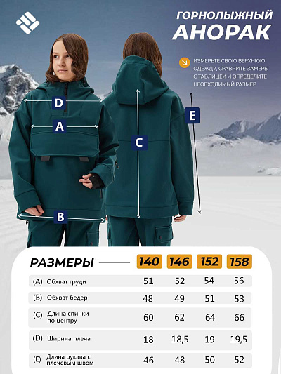 Анорак Forcelab Зеленый, 7066217