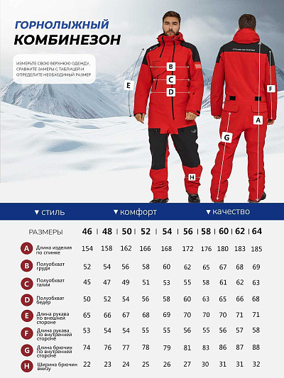 Комбинезон Lafor Красный, 7670162