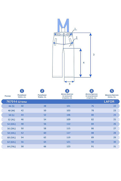 Мужские горнолыжные Штаны Lafor Темно-серый, 767014
