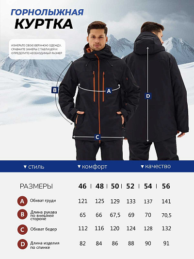 Куртка Lafor Черный, 7670175