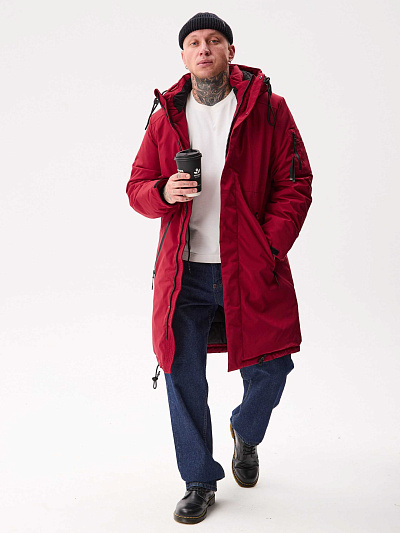 Парка Forcelab Бордовый, 7066225